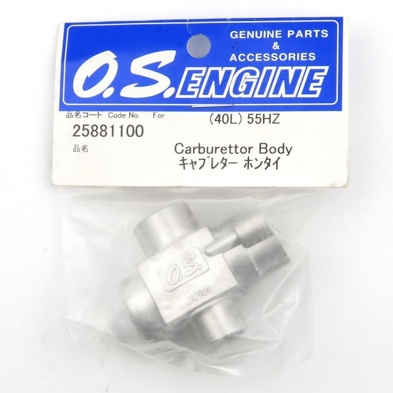 O.S. ENGINES CARBURETOR BODY 40L 55HZ