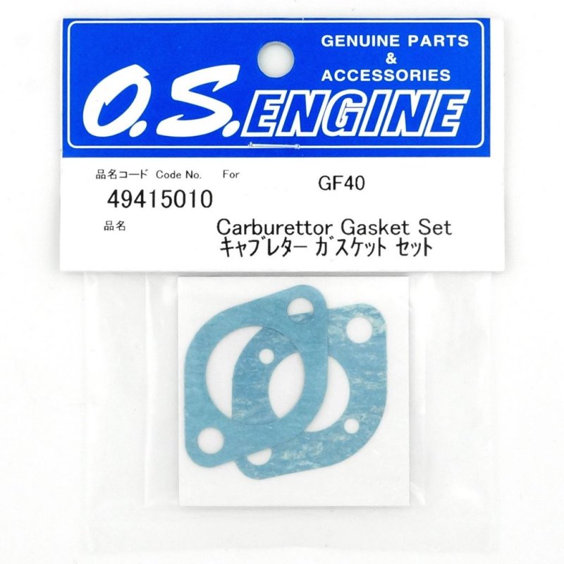 O.S. ENGINES CARBURETOR GASKET SET GF40