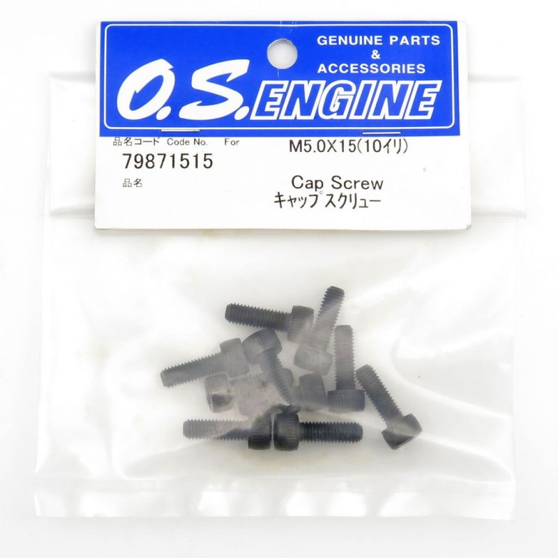 O.S. ENGINES HEXAGON SOCKET HEAD SCREW CAP SCREW M5X15 10 PCS