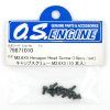 O.S. Engine OS79871010 M2.6 六角蓋形螺絲 10件套