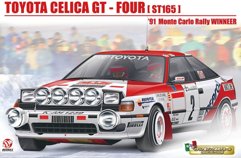 Platz Beemax BX24044 - 1/24 Toyota Celica ST165 GT-Four 1991 Monte Carlo Rally Winner