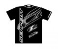 Serpent SER190215 黑色 T-shirt - Serpent Worlds