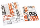 Serpent SER803104 Decal Sheet 720 A4-A5