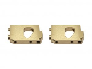 Serpent SER903878 Radioplate bracket brass 38gr