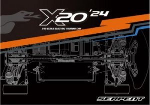 Serpent SER400047 Medius X20 '24 aluminium 1/10 EP