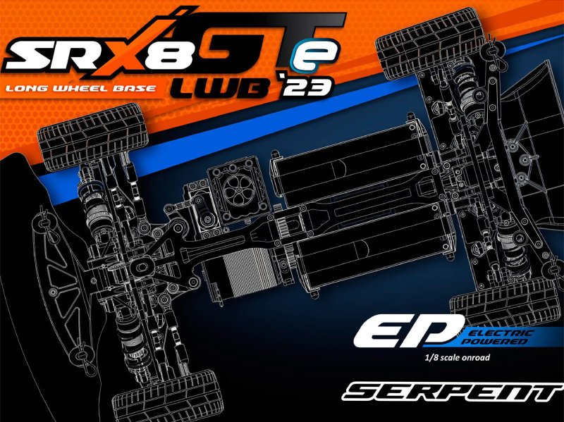 Serpent SER600071 Serpent SRX8 GTE LWB '23 1/8 4wd EP