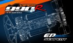 Serpent Serpent 904008 1/8 比例 Serpent Viper 990e R 電動跑車遙控模型套件