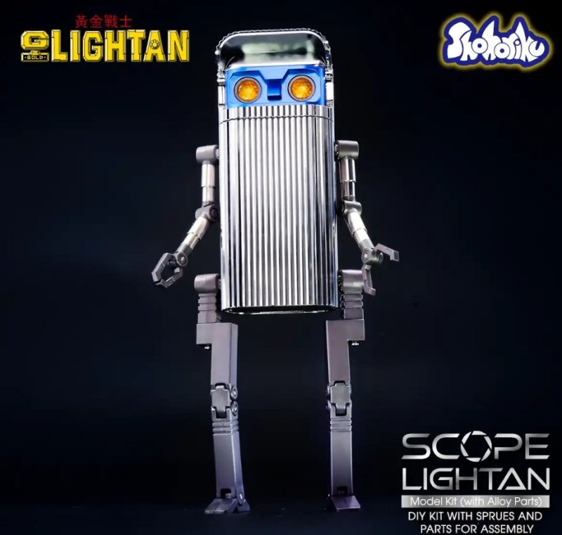Shohoriku SK0061B - Saigokin Scope Lightan Model Kit With Alloy Parts