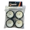 Solaris S-M24J0M0W 1/10 高性能迷你光頭胎組合白色碟形輪圈