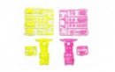 Tamiya 95249 - Super-II Fluorescent Chassis Pink/Yellow