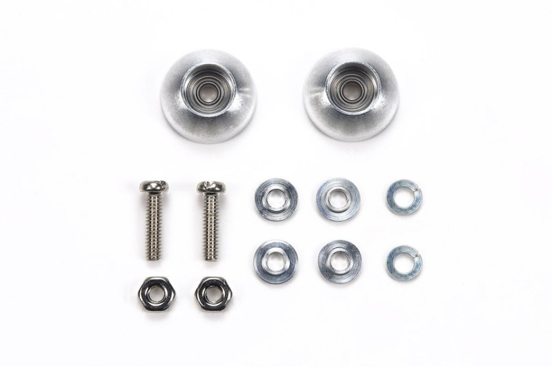 Tamiya 95709 - Jr HG Aluminum 11mm Ball-Race Rollers (Bowl)