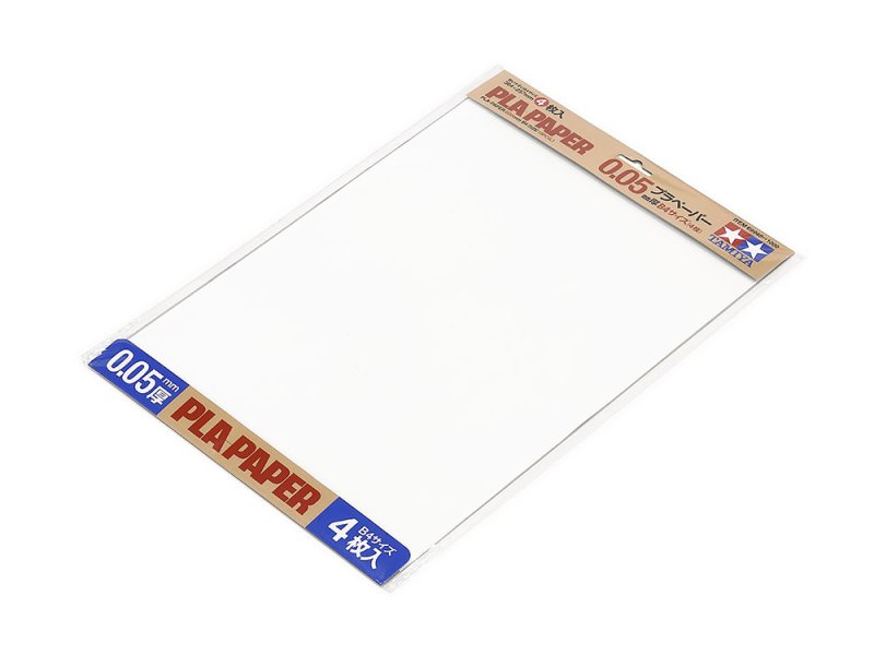 Tamiya 69948 - Pla-Paper 0.05mm B4 Size Sheet (364×257mm,4pcs)