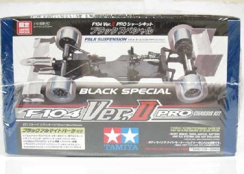 田宮Tamiya 84336 - 1/10 RC F104 Ver.II v.2 Pro Chassis Kit Black