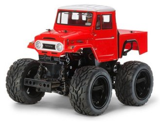 田宮Tamiya 47305 1/12 遙控豐田Land Cruiser 40 紅色車身卡車模型套件