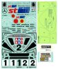 Tamiya 9494248 — 47484 1990 Mercedes-Benz C11 貼紙與遮罩套件