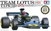 田宮 Tamiya 12046 1/12 蓮花 Team Lotus Type 72D 1972 格蘭披治賽車模型套件 雙星孖星