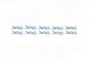 Tamiya 84388 - 6mm Snap Pins (Blue) (10pcs.)