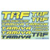 田宮 Tamiya 49229 - TRF 藍黃貼紙套裝 遙控車底盤專用