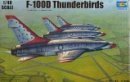 小號手 Trumpeter 02822 1/48 F-100D 雷鳥塗裝模型套件
