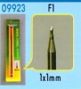 小號手 Trumpeter 09923 Master Tools 模型雕刻刀 F1 1x1mm