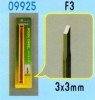小號手 Trumpeter 09925 Master Tools 模型鑿 F3 (3x3mm)