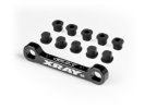 XRAY 353338 - GT Aluminium Rear Lower Suspension Holder - Flat Chassis - Rear - Swiss 7075 T6