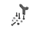XRAY 341382 Carbon Rear Body Centering Plate W. BALL-BEARINGS - SET