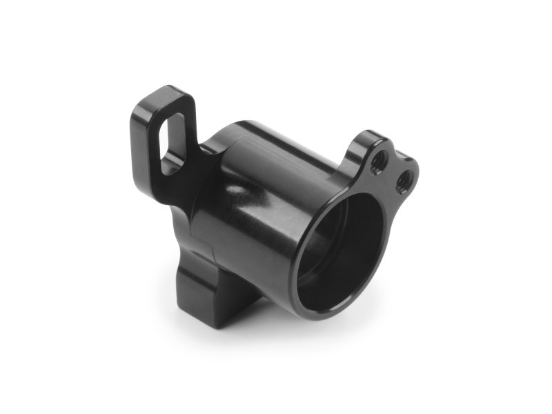 XRAY 345725 Aluminium Front Middle Shaft Stand M4 - Black - Swiss 7075 T6