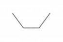 XRAY 303802 Anti-Roll Bar Rear for Ball-Bearings 1.2mm