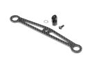 XRAY 341217 Carbon Holder for Front Body Posts & Aluminium Holder - SET