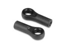 XRAY 352664-G 合成球頭連接件 6.8mm M4 石墨, 轉向連桿用（2 件）