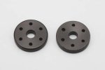 Yokomo BM-S106 X Shock Piston Black — 前置 X 型避震活塞，2 件裝