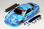 Yokomo SD-MS15BLB Mercury SAYAKA Special (S15) 預噴漆預裁切車殼