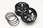Yokomo TW-5313B5 漂移用 6幅 白色 Offset5 輪圈 (2 pcs)