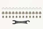 Yokomo MS-B60A12 硬化鋁避震球組 (12sets) for MS series