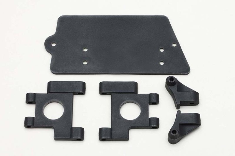 Yokomo ZB-008FW F.Lower Suspension Arm/R.Shock mount/S.Plate for WDog